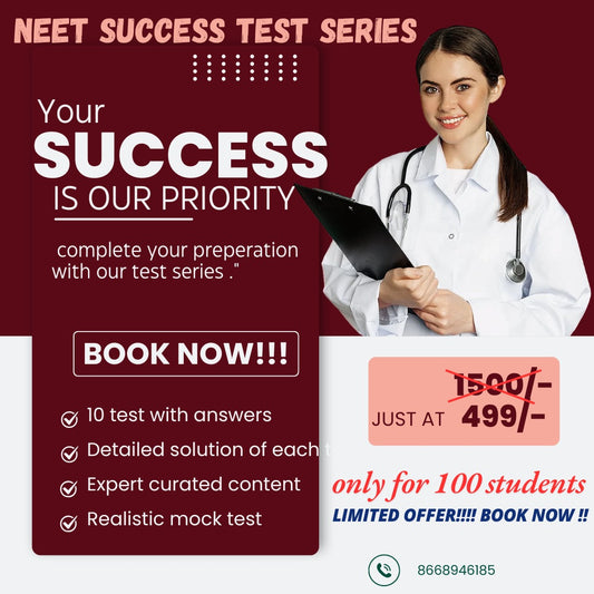 NEET SUCCESS Test Series! 📝